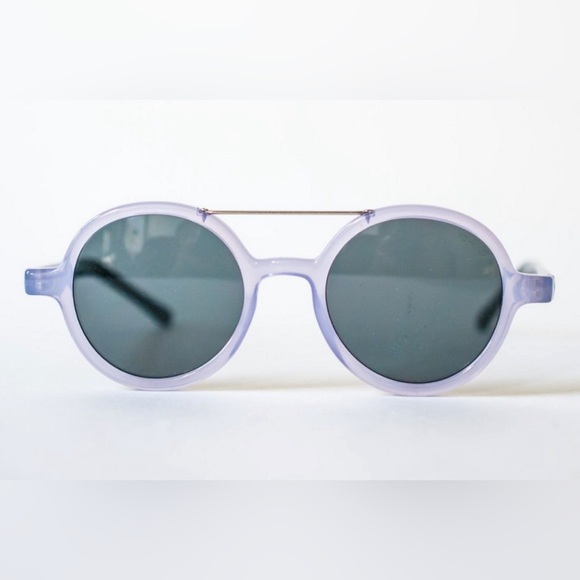 Komono sunglasses NEW round Vivien Violet purple Black - Picture 8 of 8